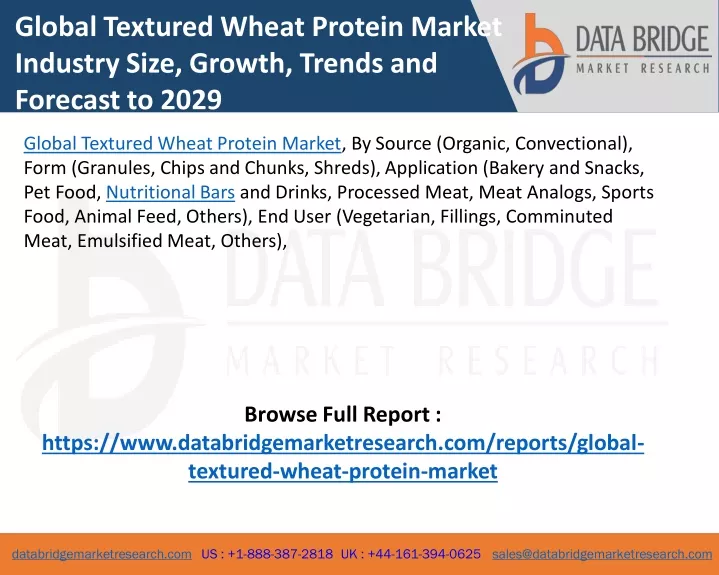 global textured wheat protein market industry