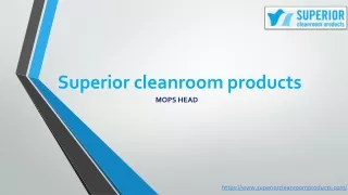 superior cleanroom products
