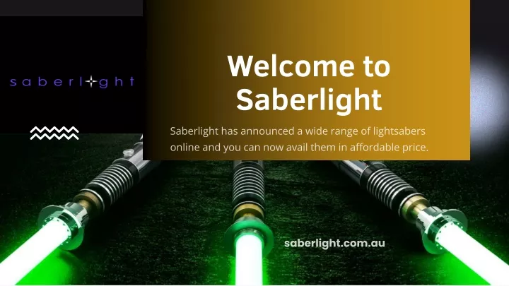 welcome to saberlight