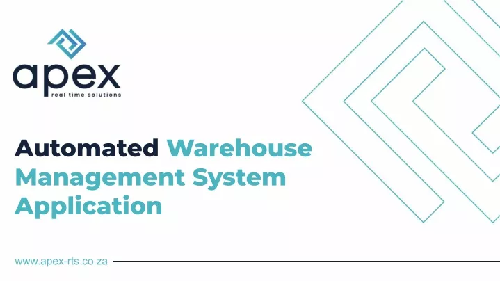 automated warehouse management system application