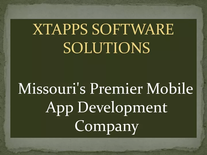 xtapps software solutions missouri s premier