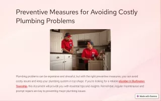 Preventive Measures for Avoiding Costly Plumbing Problems