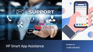 HP Smart App Assistance  1-855-233-5515