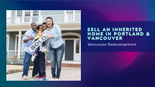 Sell an Inherited Home in Portland & Vancouver