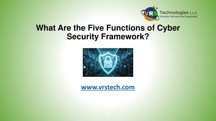 what are the five functions of cyber security framework
