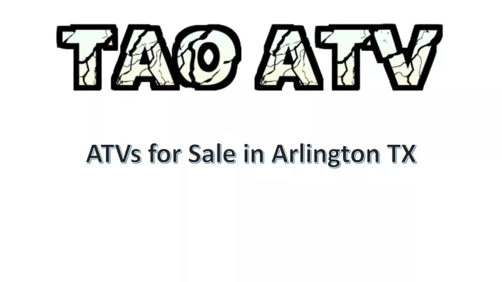 atvs for sale in arlington tx