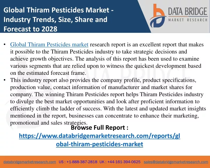 global thiram pesticides market industry trends