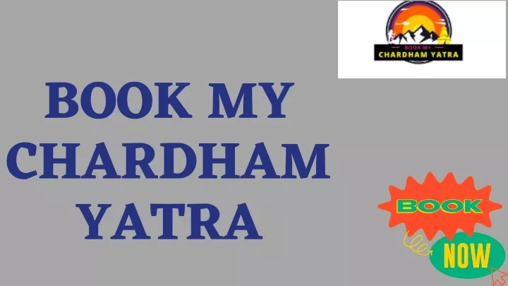 book my chardham yatra