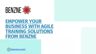 Empower Your Business with Agile Training Solutions from Benzne