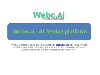 AI Testing platform
