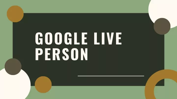google live person