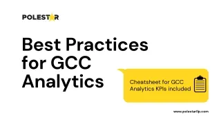 Best Practices of GCC Analytics PDF by Polestar Solutions