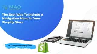the best way to include a navigation menu in your