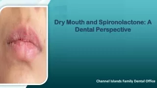 Dry Mouth and Spironolactone