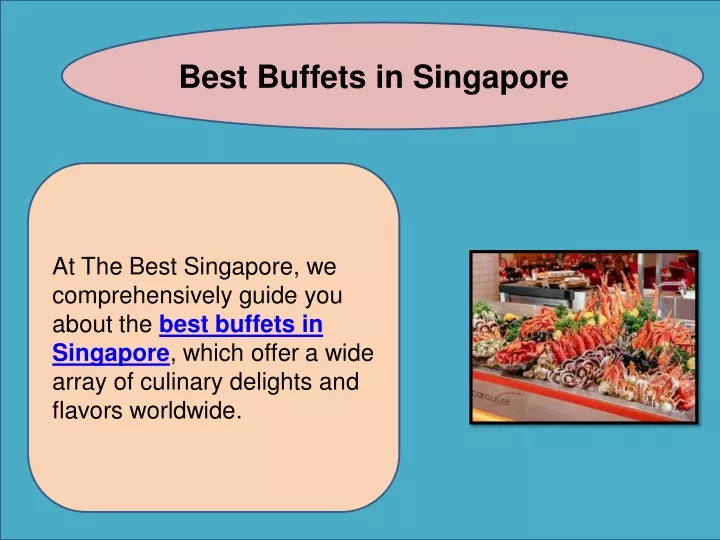 best buffets in singapore