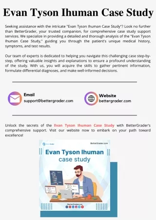 Evan Tyson Ihuman Case Study