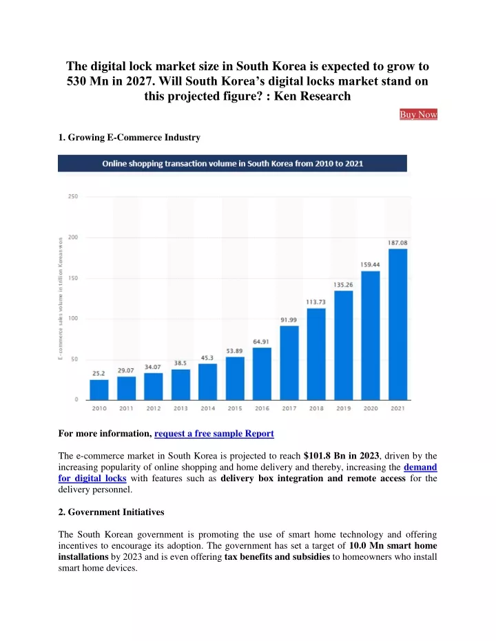 the digital lock market size in south korea