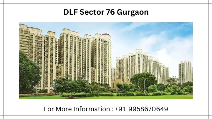 dlf sector 76 gurgaon