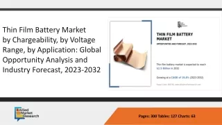 Global Thin Film Battery Market PPT