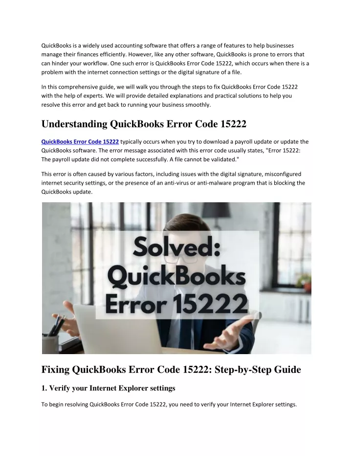 quickbooks is a widely used accounting software