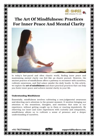 PPT - Mindfulness Exercises for Relaxation and Inner Peace PowerPoint ...