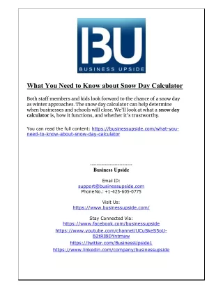 what you need to know about snow day calculator