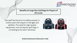 _Benefits of Large Disc Golf Bags for Players of All Levels