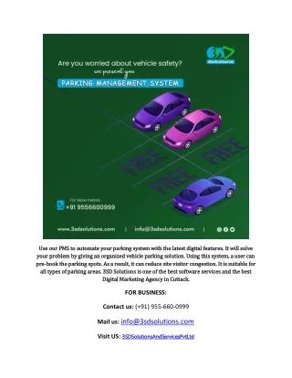 use our pms to automate your parking system with