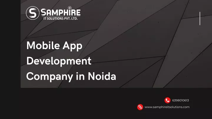 mobile app development company in noida