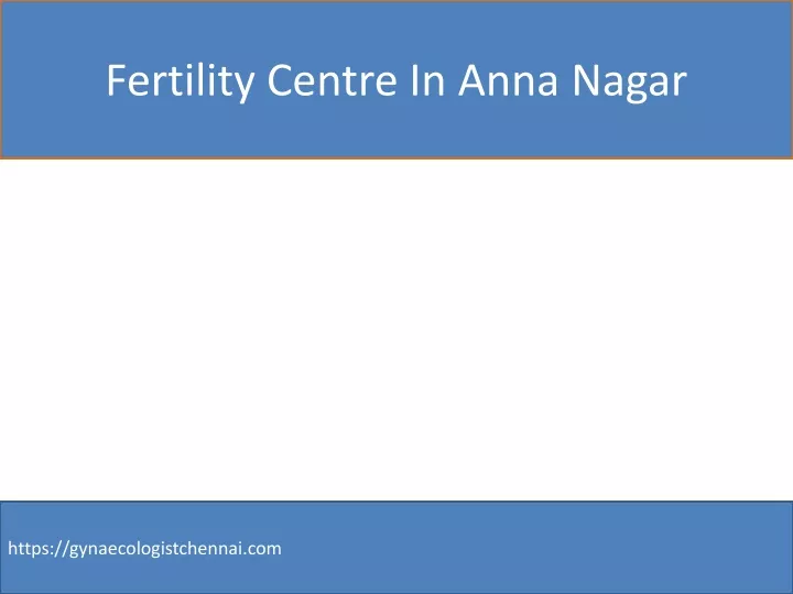 fertility centre in anna nagar