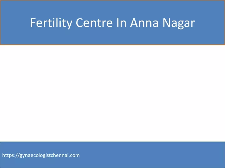 fertility centre in anna nagar
