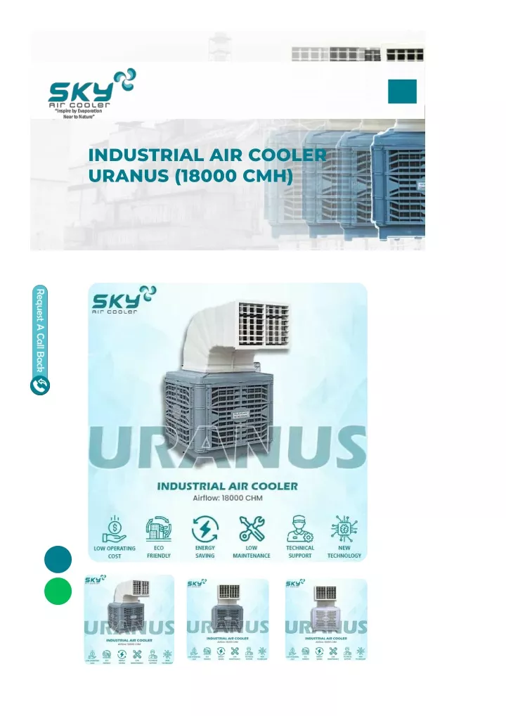 industrial air cooler uranus 18000 cmh