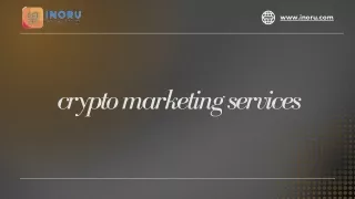 crypto marketing services