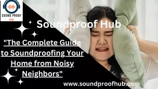 soundproof hub