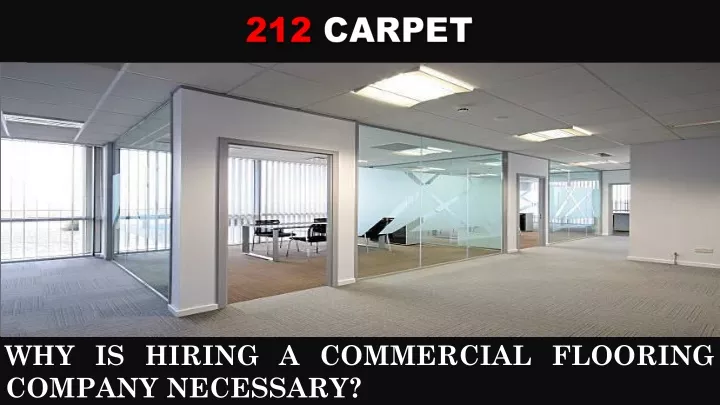 why is hiring a commercial flooring company
