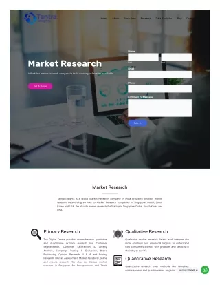 Market research for startup