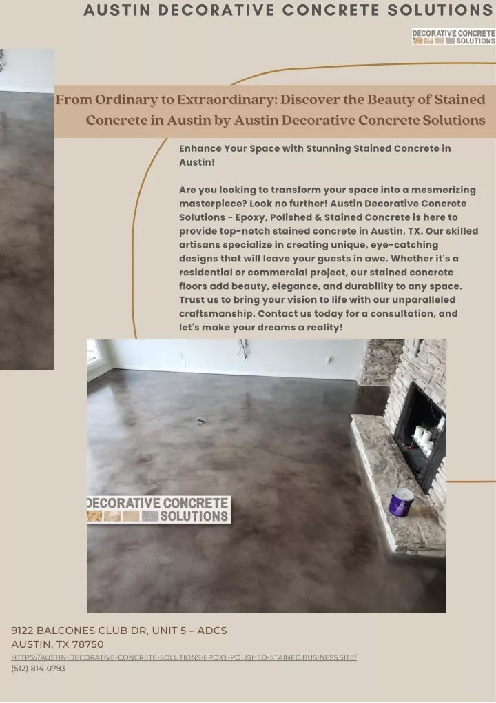 austin decorative concrete solutions