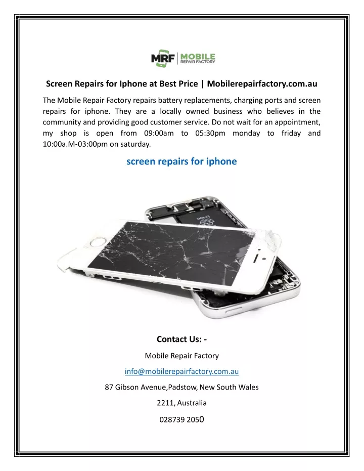screen repairs for iphone at best price