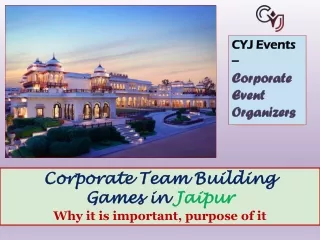 Plan Corporate Offsite Venue in Jaipur  - Corporate Team Outing in Jaipur