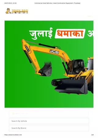 Commercial Used Vehicles _ Used Construction Equipment _ Truckbazi