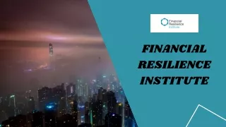 Financial Stress and Mental Health  - Financial Resilience Institute