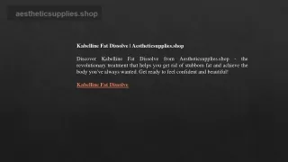 Kabelline Fat Dissolve  Aestheticsupplies.shop