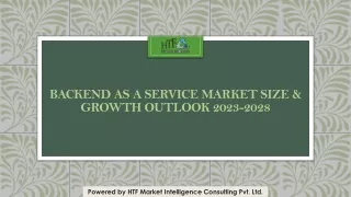 backend as a service market size growth outlook