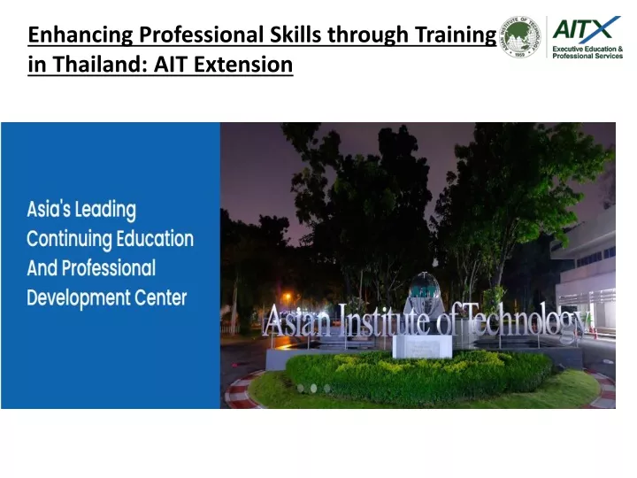 enhancing professional skills through training