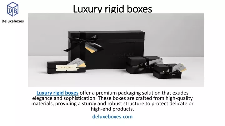luxury rigid boxes