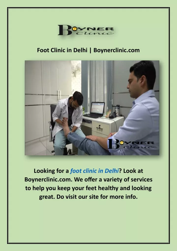 foot clinic in delhi boynerclinic com