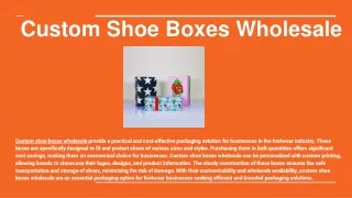 custom shoe boxes wholesale
