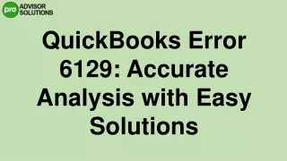 quickbooks error 6129 accurate analysis with easy