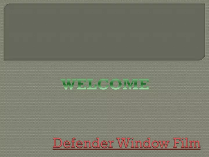 defender window film