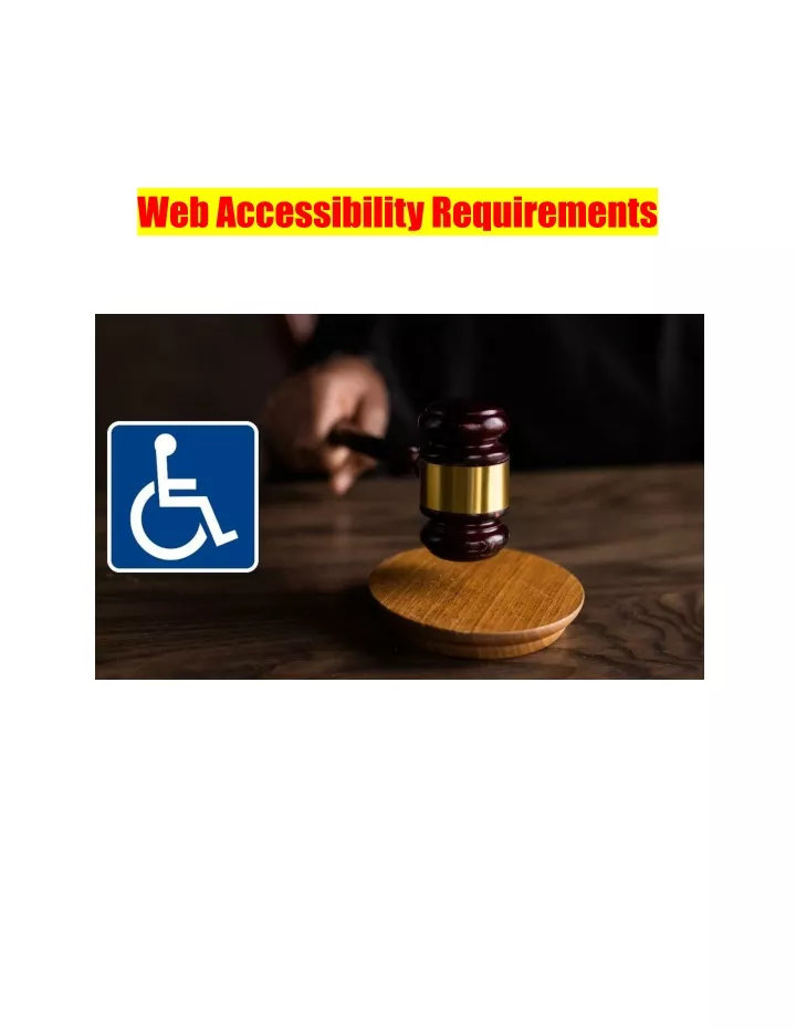 webaccessibilityrequirements
